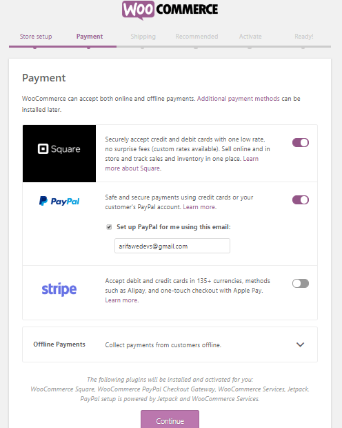 Cum să construiți un site de comerț electronic cu Elementor și WooCommerce (un ghid de pornire rapidă) 8 woocommerce paypal setup