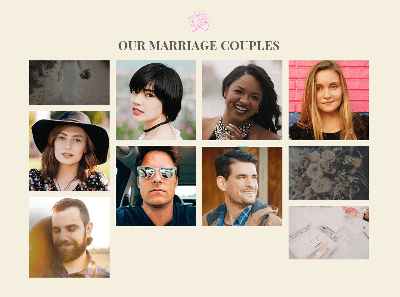 Cum să creezi un site web de nuntă care să-ți facă ziua cea mare mai specială 16 Select your wedding gallery images