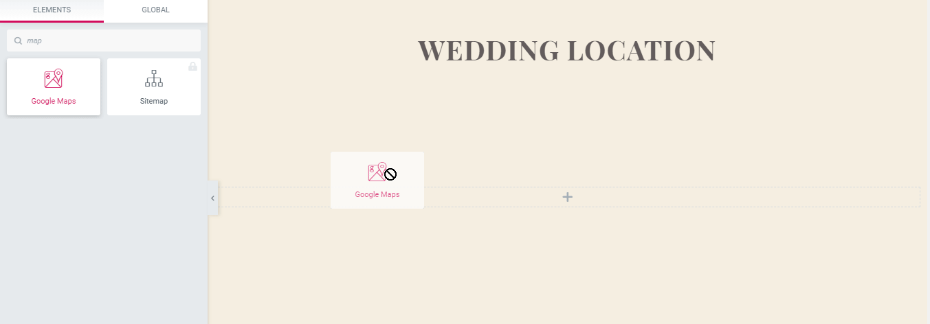 Cum să creezi un site web de nuntă care să-ți facă ziua cea mare mai specială 23 Add a Google map in your wedding website