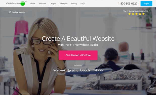 Top 7 software gratuit pentru crearea de site-uri web (Cum să-l alegi pe cel potrivit?) 5 WebStarts free website builder