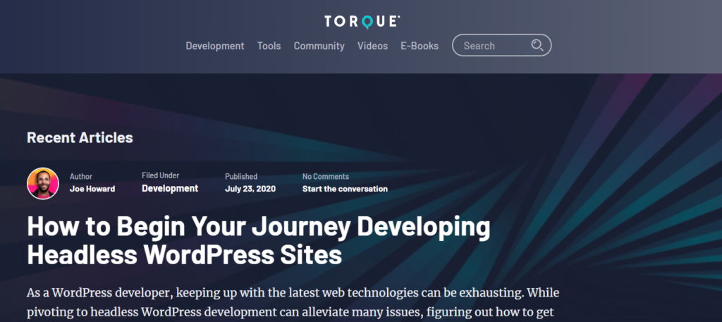 أفضل 20 مدونة ووردبريس يجب أن تتبعها 8 Torque