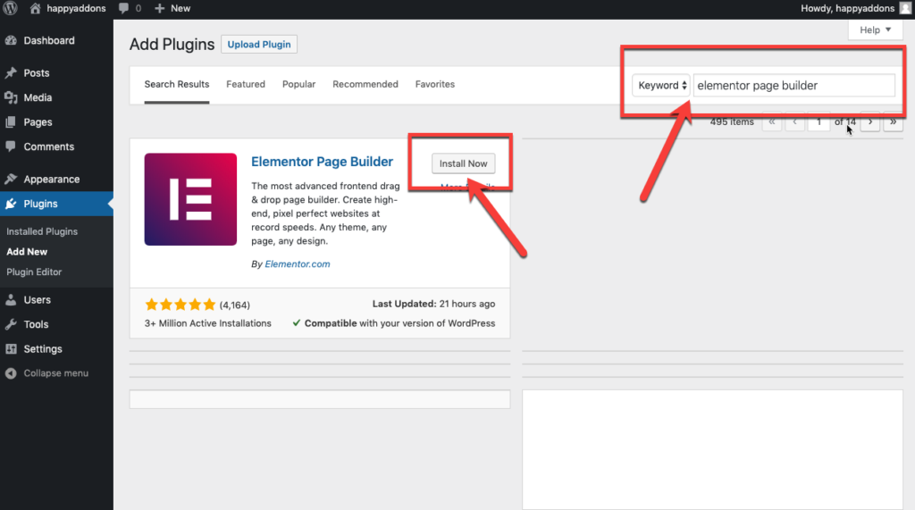 Perguntas que você pode ter em mente sobre o Elementor (mais de 20 perguntas frequentes técnicas respondidas) 3 how-to-use-Elementor-installation