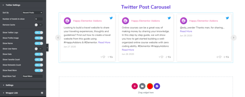 اعرض محتوياتك الاجتماعية بطريقة جذابة باستخدام خلاصات الوسائط الاجتماعية Happy Addons (Facebook و Twitter و Instagram) 43 Social Media Feed