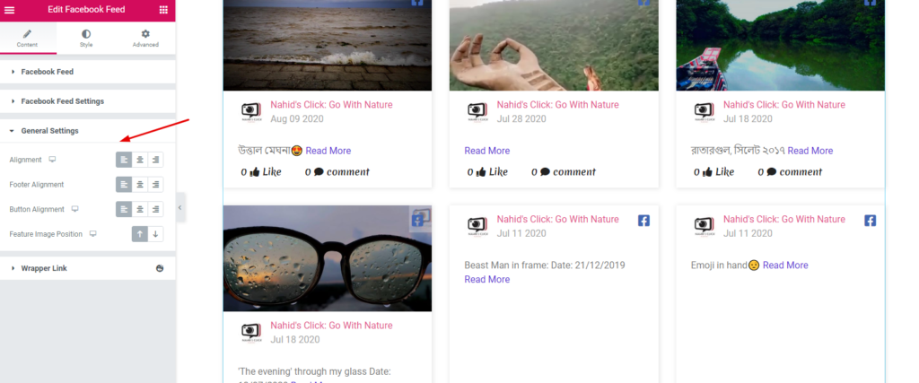 اعرض محتوياتك الاجتماعية بطريقة جذابة باستخدام خلاصات وسائل التواصل الاجتماعي Happy Addons (Facebook و Twitter و Instagram) 16 Social Media Feed