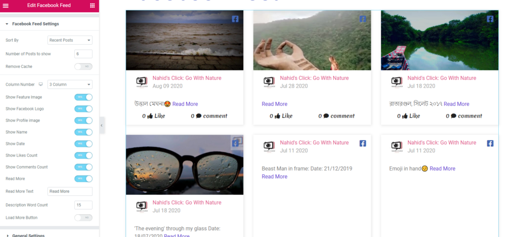 اعرض محتوياتك الاجتماعية بطريقة جذابة باستخدام خلاصات الوسائط الاجتماعية Happy Addons (Facebook و Twitter و Instagram) 15 Social Media Feed