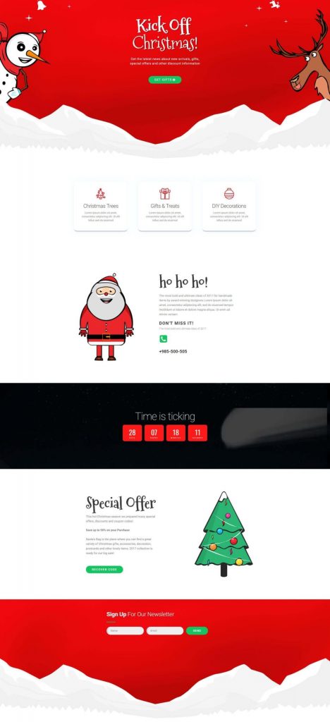 قوالب Elementor Pro الشائعة: أنشئ موقع أحلامك في لمحة 8 christmas-gift-shop Elementor pro templates