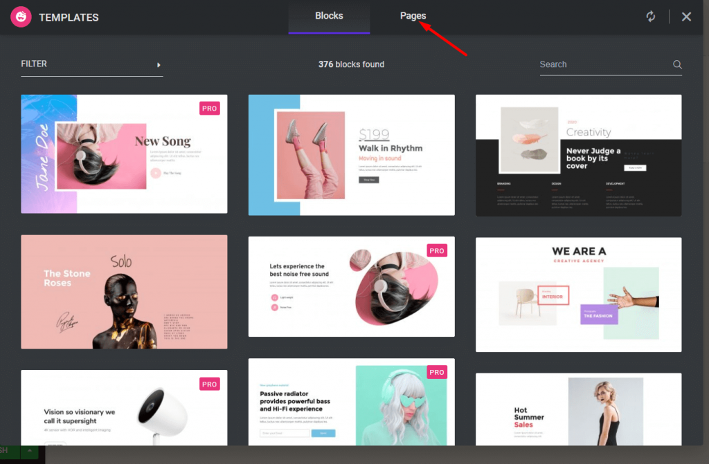 Happy Addons 4 整页编辑模板介绍 Full page Editing templates