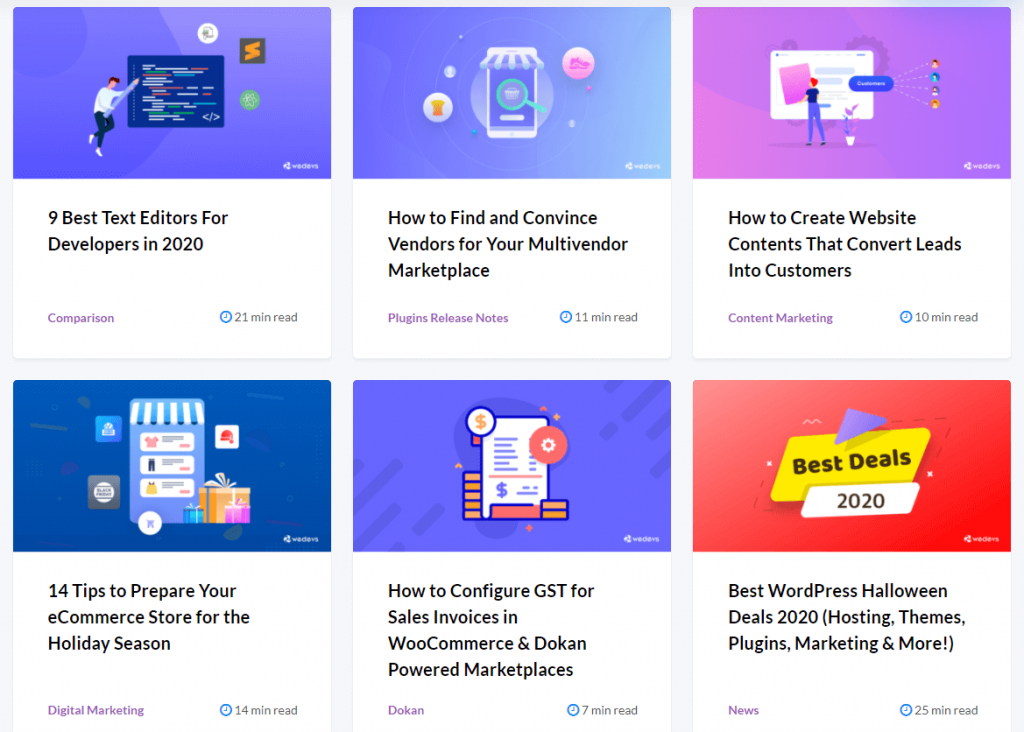 كيفية جعل صفحة أرشيف مدونة Elementor جذابة بصريًا باستخدام Post Grid Widget 1 blog-archive-page