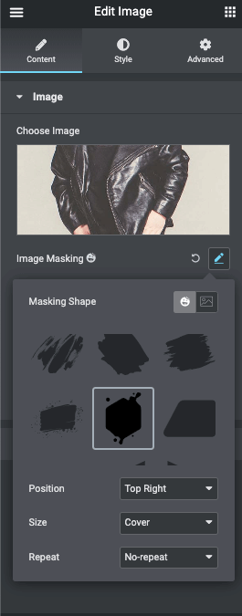 دليل- كيفية تطبيق إخفاء الصورة في العنصر 6 happy image masking