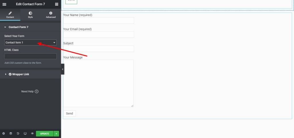 Come creare un sito Web medico utilizzando WordPress ed Elementor 19 Customize contact form-create a medical website
