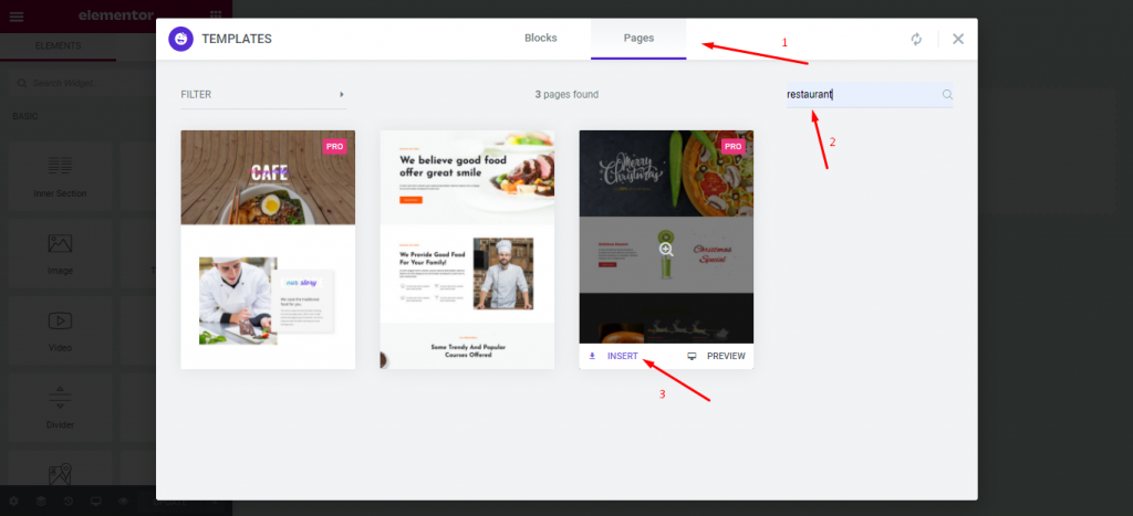 Cómo crear un sitio web de restaurante usando WordPress y Elementor 6 Happy Templates for Restaurant