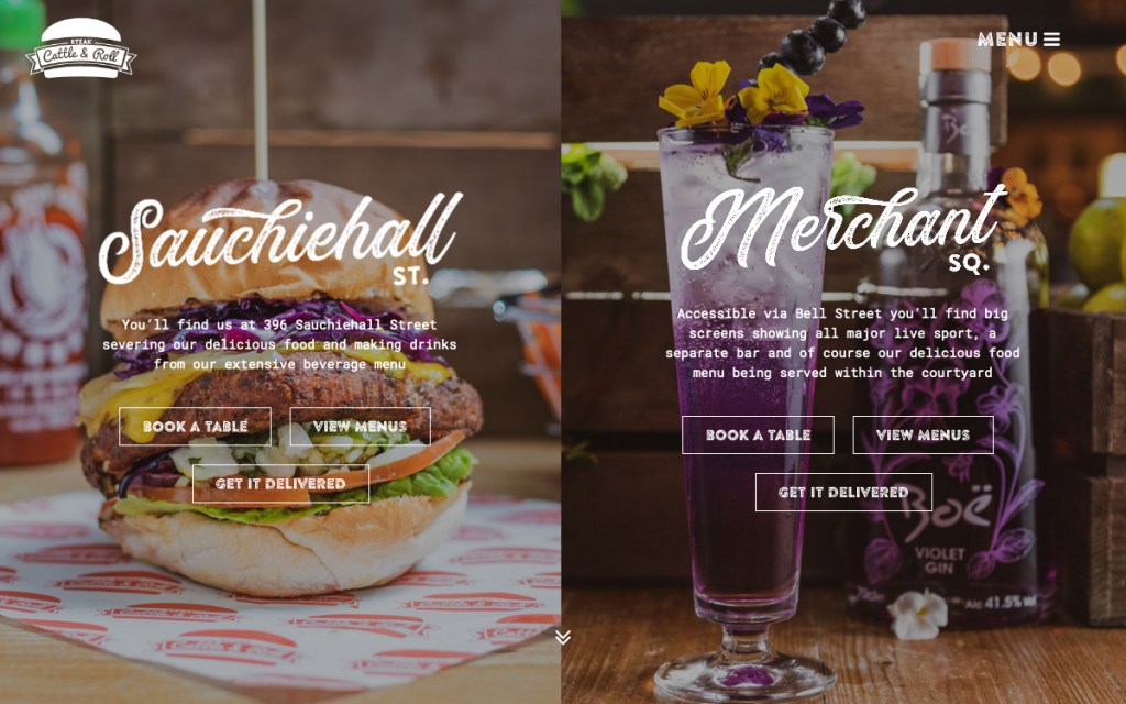 Cómo crear un sitio web de restaurante usando WordPress y Elementor 16 Steak Cattle and Roll