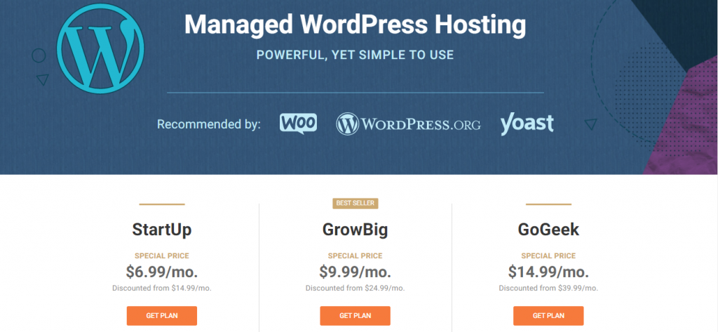 Alojamiento de WordPress compartido vs administrado: ¿cuál es el adecuado para usted? 10 SiteGround Hosting Plan