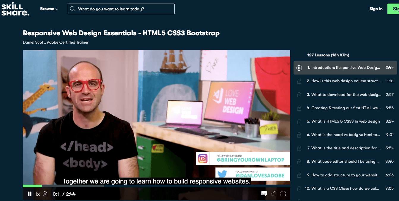 10 лучших онлайн-курсов по веб-дизайну в 2022 году 4 Skillshare web development