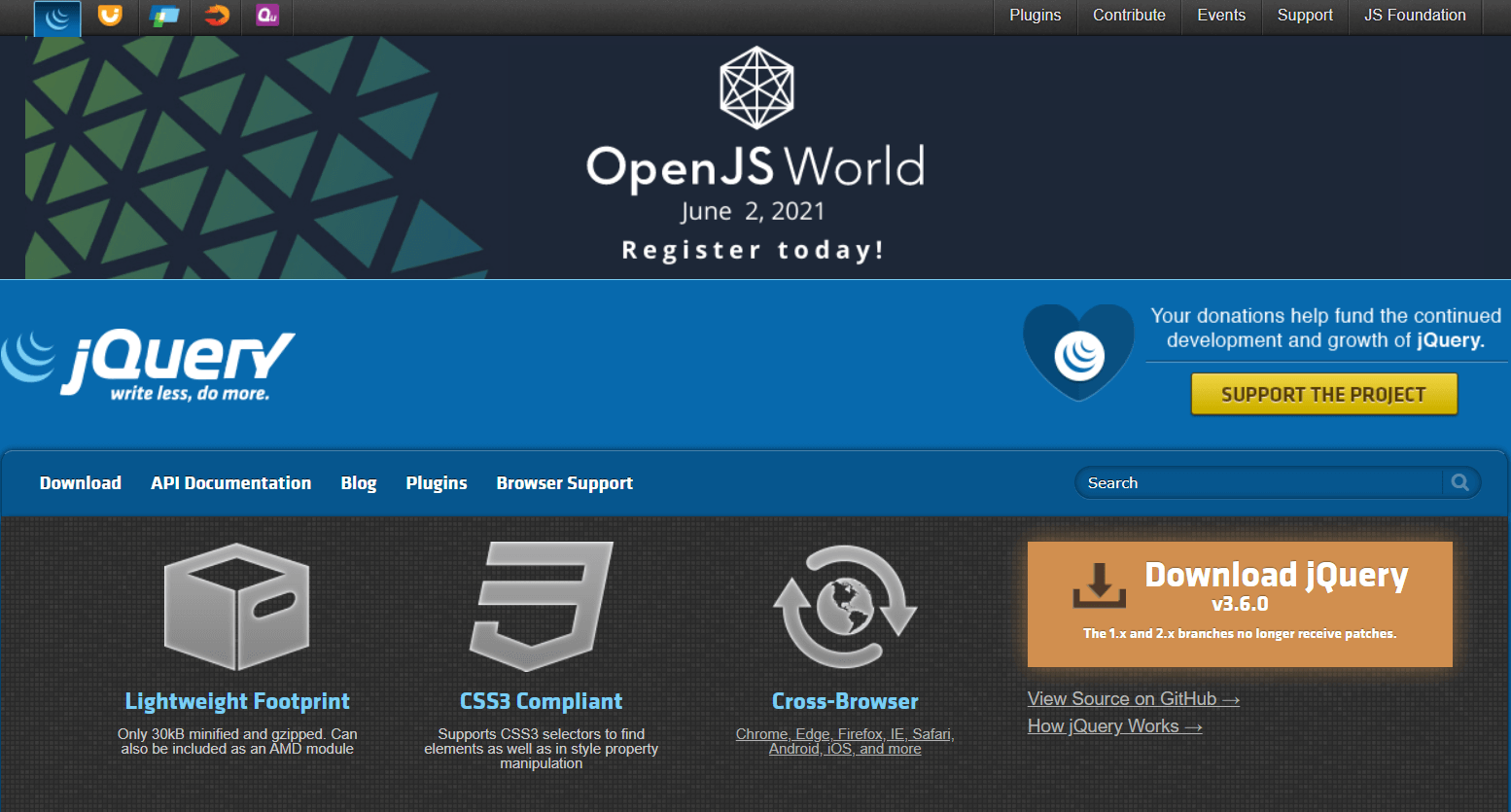 7 cele mai bune instrumente de dezvoltare web pentru 2022 6 jQuery a Javascript library for web developers