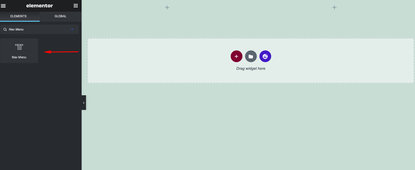 Comment personnaliser le menu de navigation Elementor et le widget de portefeuille Elementor (tutoriel) 8 Search the Elementor Nav Menu widget