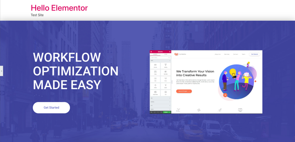 Una revisión honesta del tema Hello de Elementor: ventajas y desventajas, precios, prueba de velocidad, tutorial y más 17 A ready Elementor Page