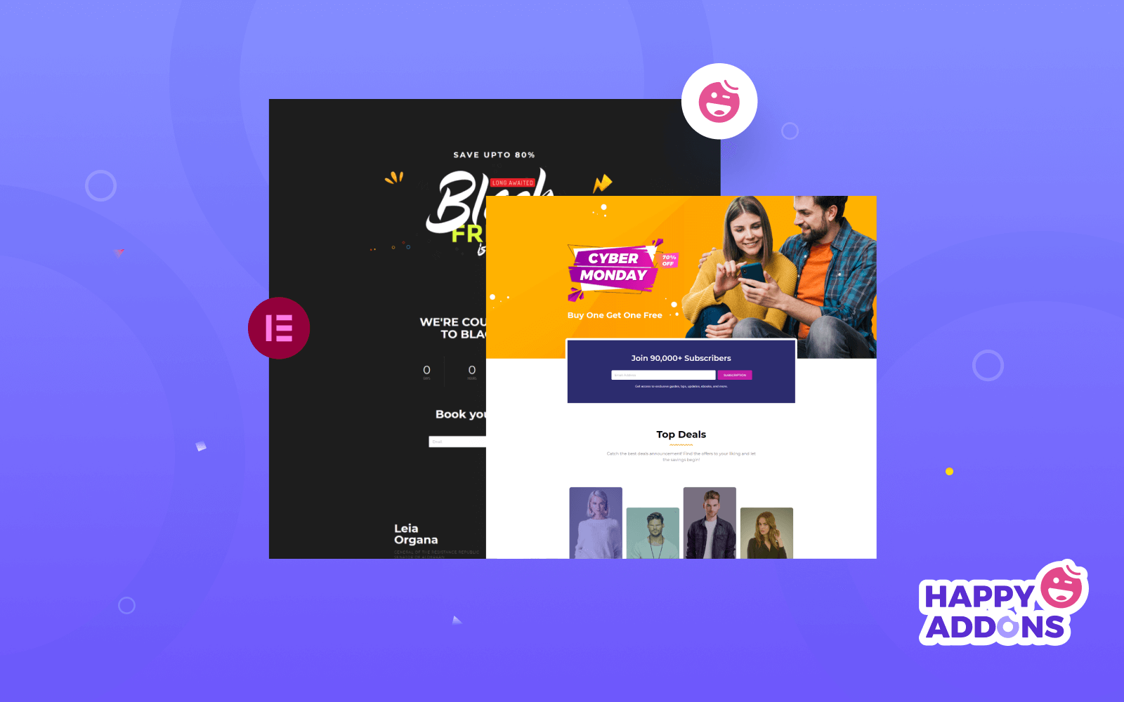 Modelos de página de destino da Black Friday para projetar seu site nesta temporada festiva 9 Prepare Your Website For Upcoming Cyber Monday Campaign