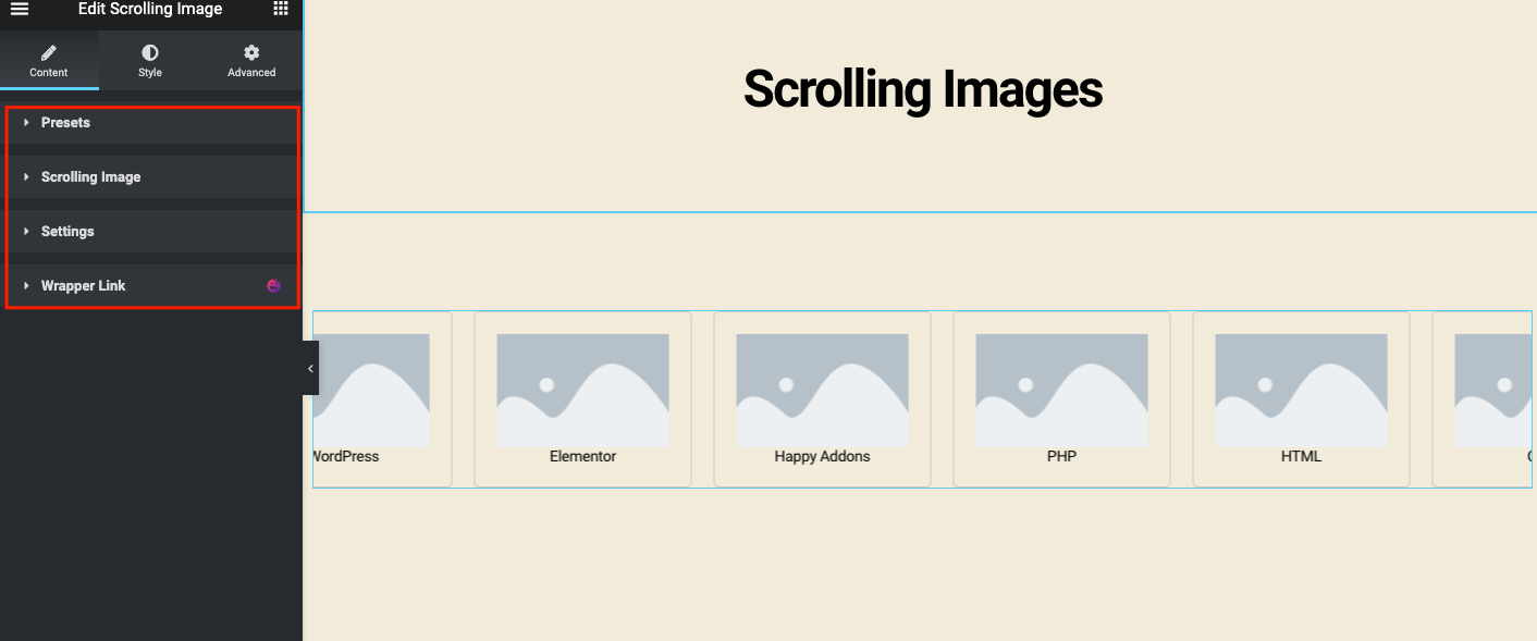 اعرض صورك بأفضل طريقة ممكنة باستخدام Elementor Image Gallery Widget 35 Options for Scrolling images
