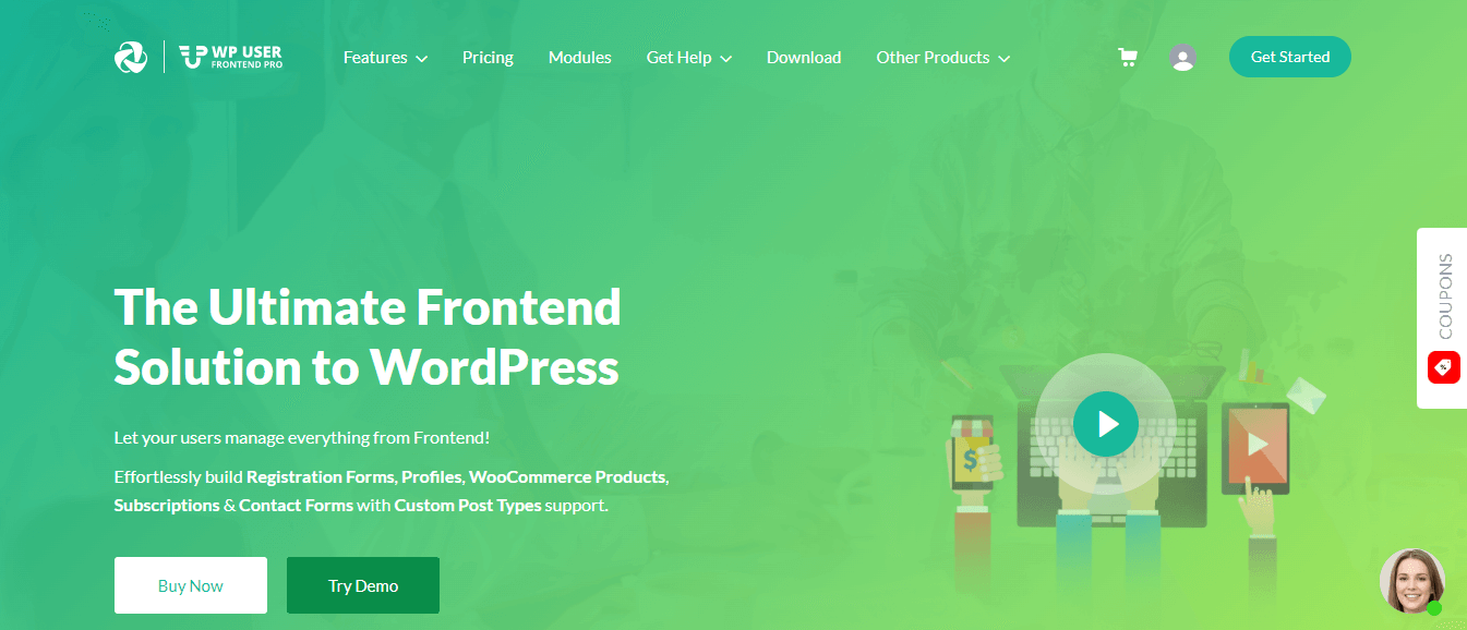 聖誕節和新年 5 WordPress 社區的最佳優惠 WP User Frontend Deals