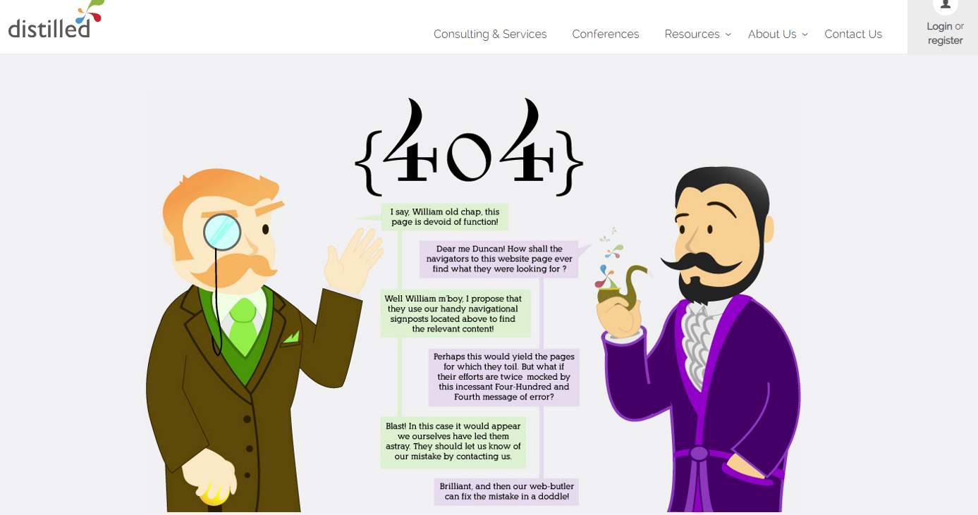 Elementor 22 Kullanarak WordPress Siteniz İçin Özel Bir 404 Sayfası Nasıl Oluşturulur 404 page distilled