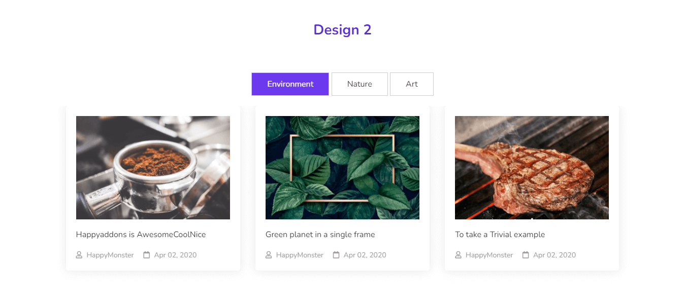 วิธีสร้างเทมเพลตการโพสต์บล็อก Elementor แบบกำหนดเอง 27 Post-Tab Demo HappyAddons