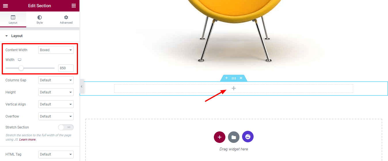 วิธีสร้างเทมเพลตการโพสต์บล็อก Elementor แบบกำหนดเอง 6 Add New Column & Set Layout