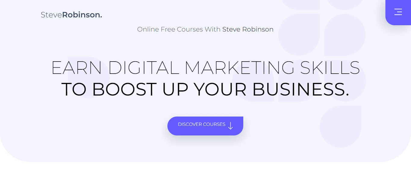 Template Landing Page Elementor Terbaik yang Harus Anda Gunakan di 2022 2 Online Marketing Courses (Technology Landing Page Templates)