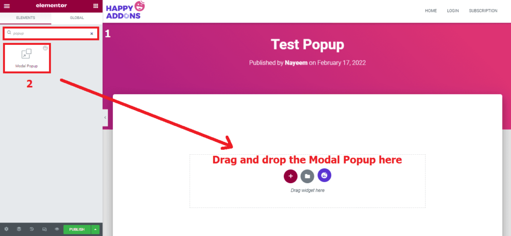 WordPress 사이트 9에서 매력적인 팝업을 만드는 방법 Add a Popup on an Elementor-based WordPress Site