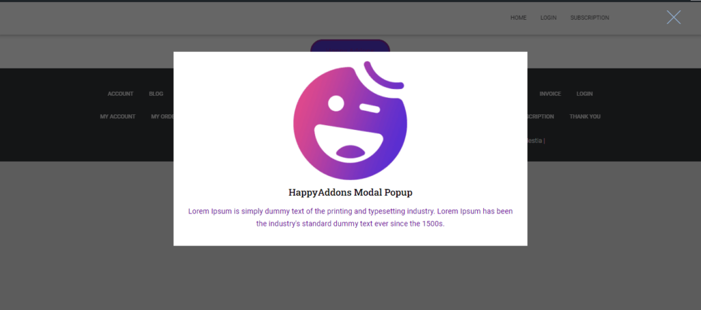 WordPress 사이트에서 매력적인 팝업을 만드는 방법 11 HappyAddons Modal Popup