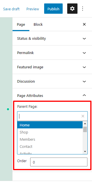 Cara Membuat Halaman Baru di WordPress 10 Page Attribute