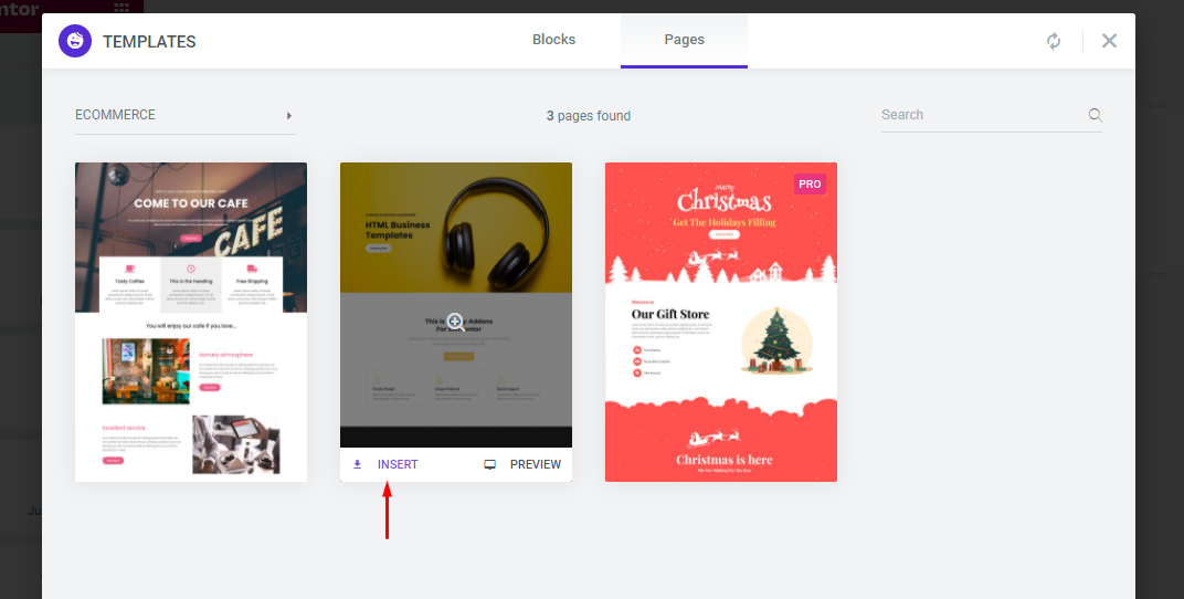如何使用 Elementor:初学者终极指南 49 Choose a pre-designed template
