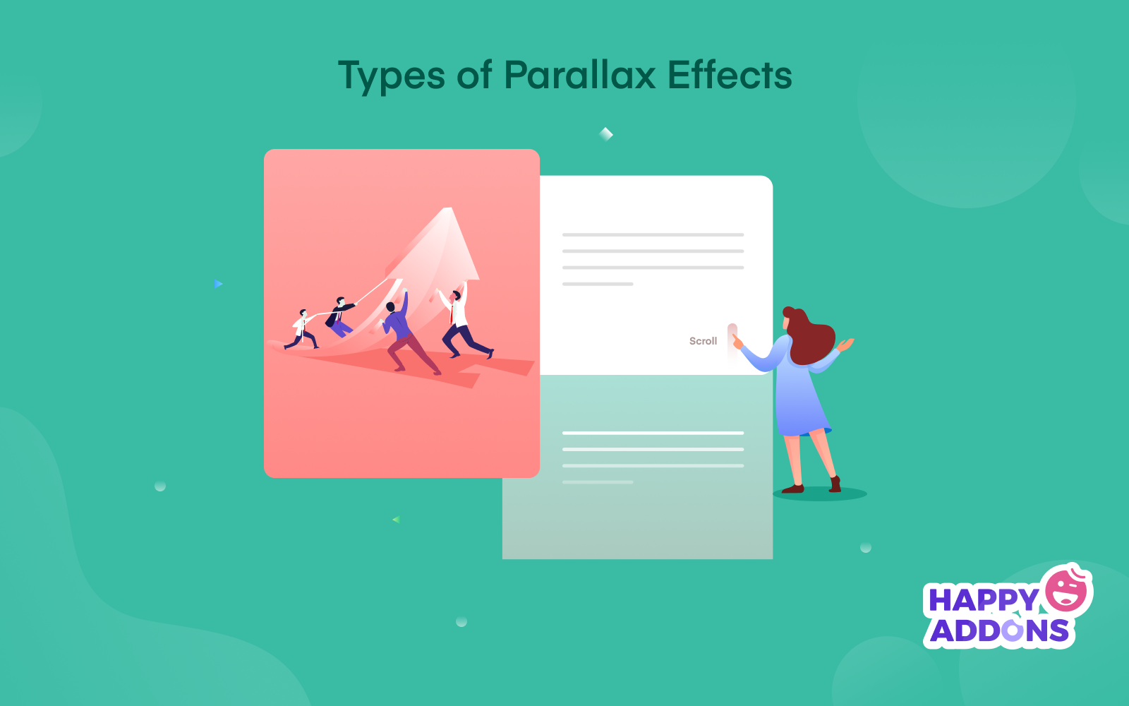 Como adicionar efeitos de paralaxe ao site Elementor em 2 minutos 2 Types of parallax