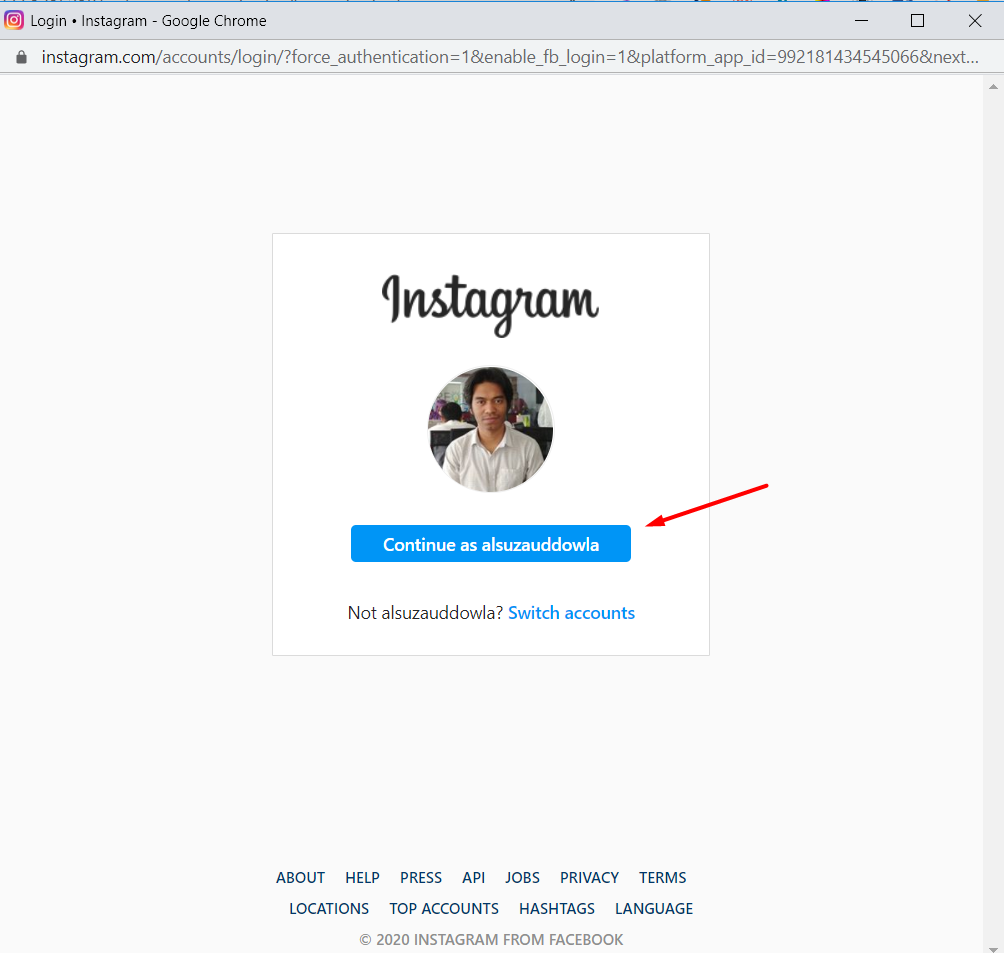 Instagram 액세스 토큰을 생성하는 방법 17 Instagram access token