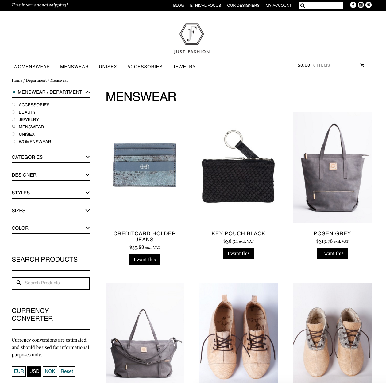 Just Fashion se bazează pe o temă pentru copii pentru a personaliza Storefront după bunul plac.