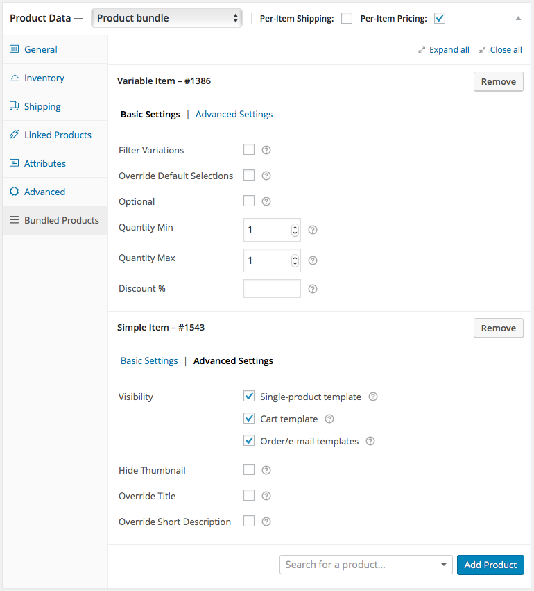 Configure seus pacotes para estender automaticamente os descontos aos compradores que comprarem todos os itens qualificados.