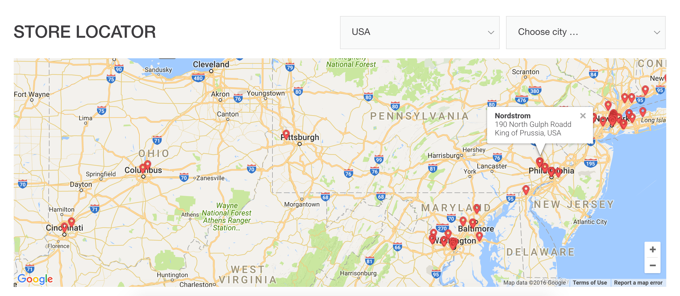 Selecione uma cidade importante ou clique em qualquer uma das listas do mapa para encontrar Happy Plugs em uma loja perto de você.