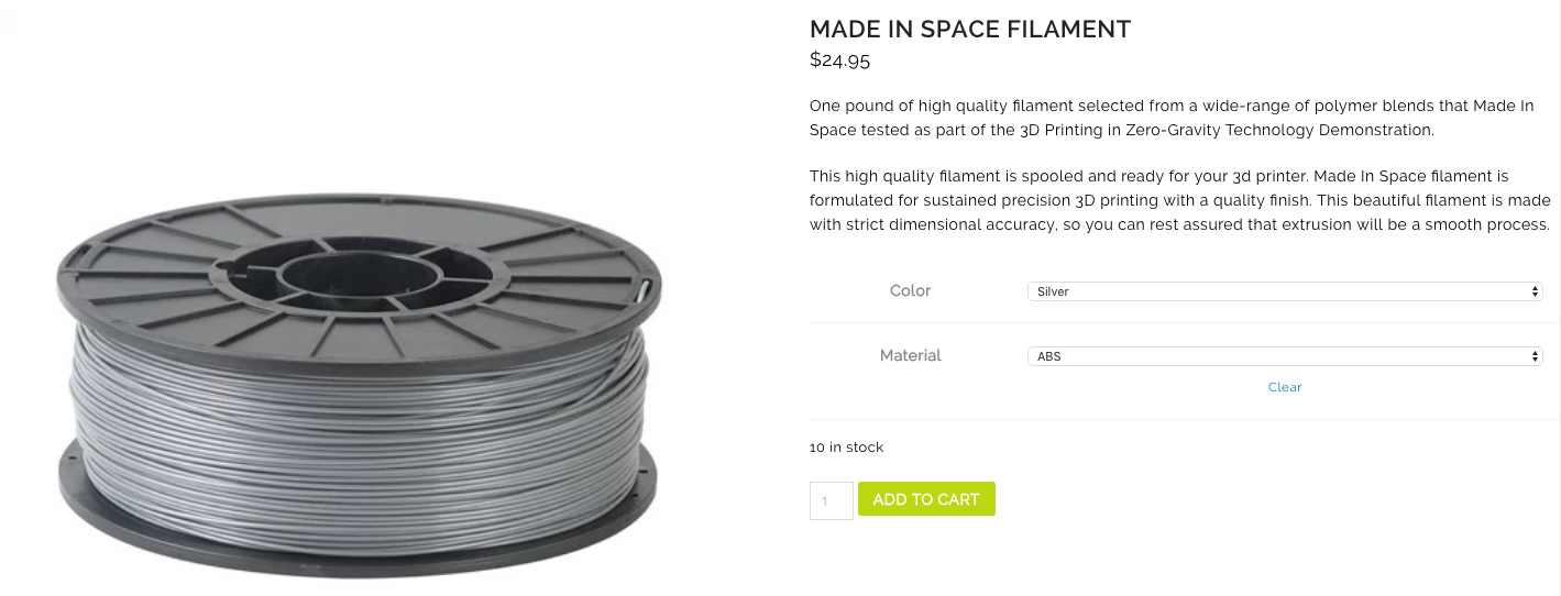 Leve sua impressão 3D para o próximo nível. Como o espaço.