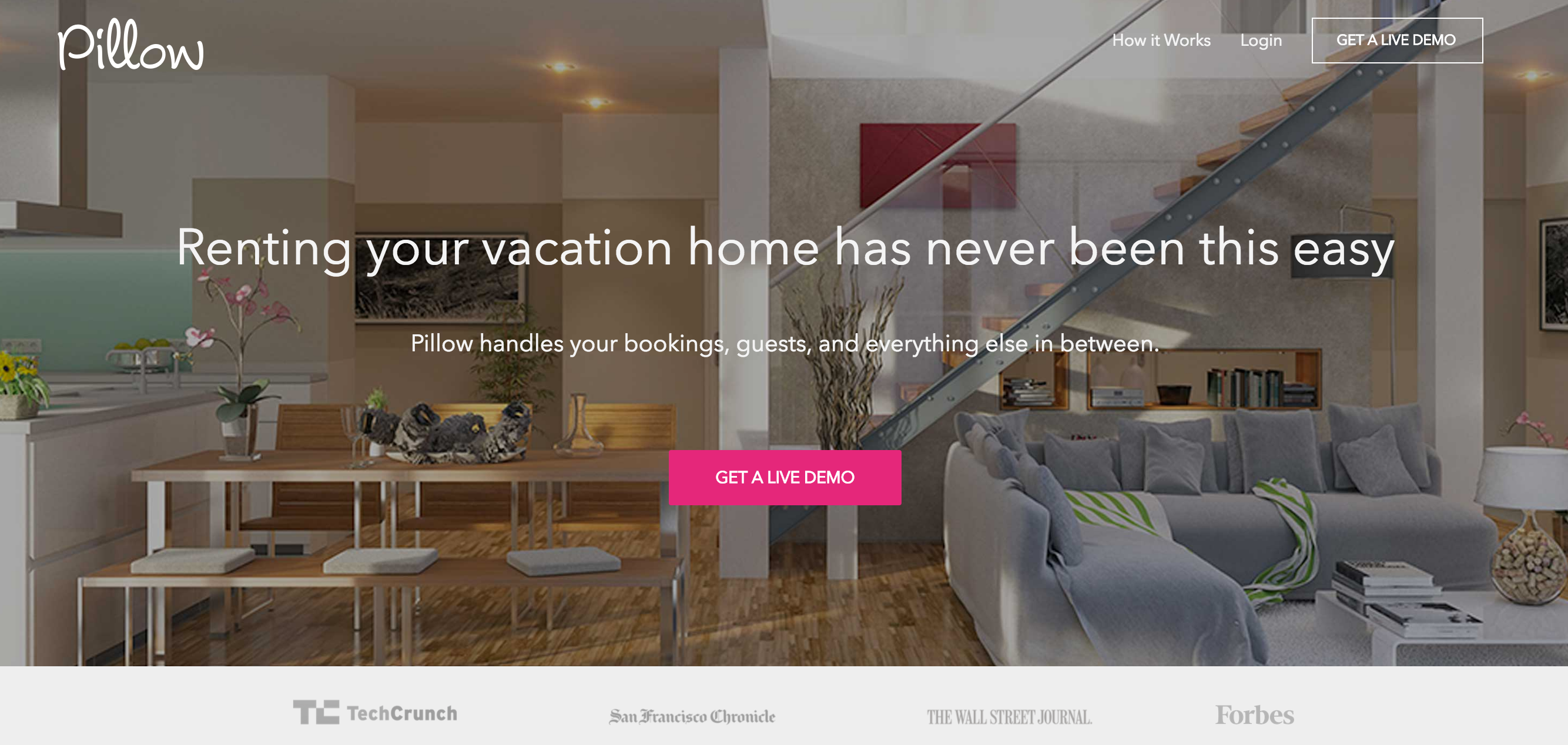 Pillow 为 AirBnb 用户提供免费服务,并处理钥匙收集、清洁等。