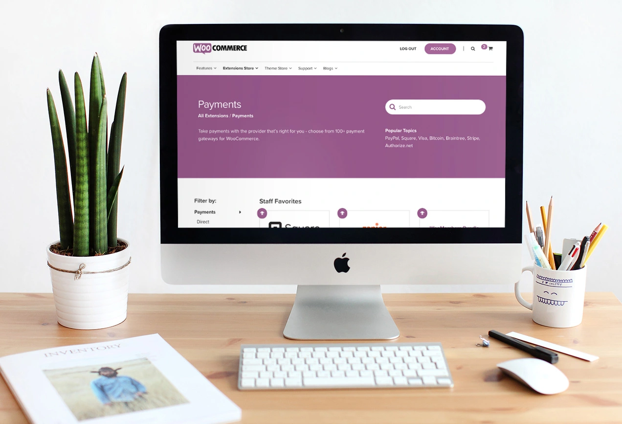 WooCommerce.comペイメントゲートウェイ拡張機能カタログのスクリーンショット
