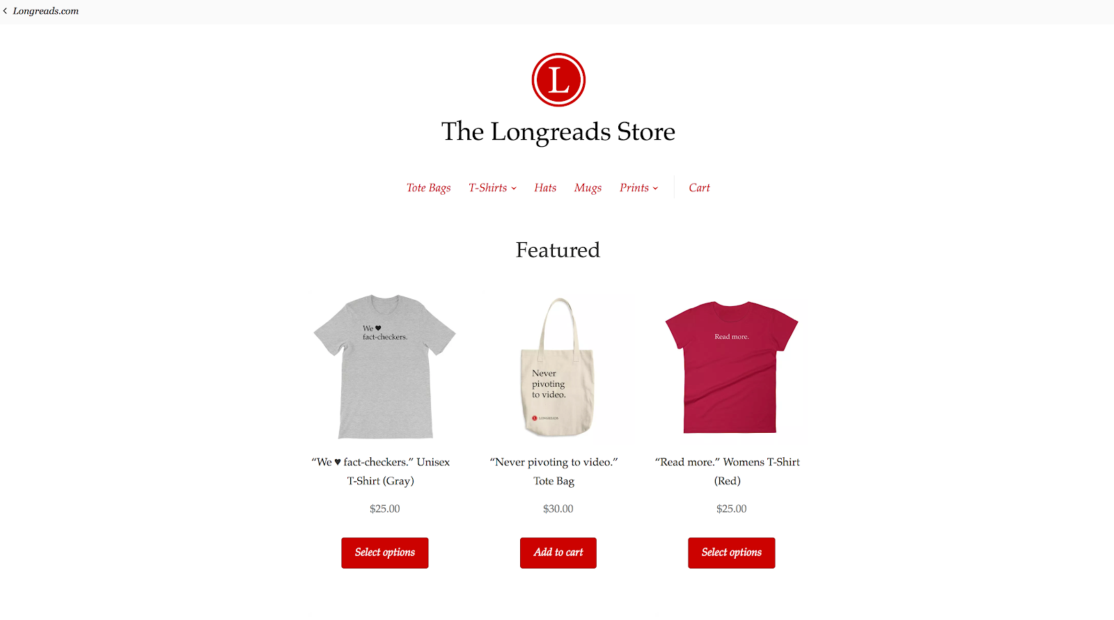 สร้างร้าน Longreads ด้วย Printful และ WooCommerce