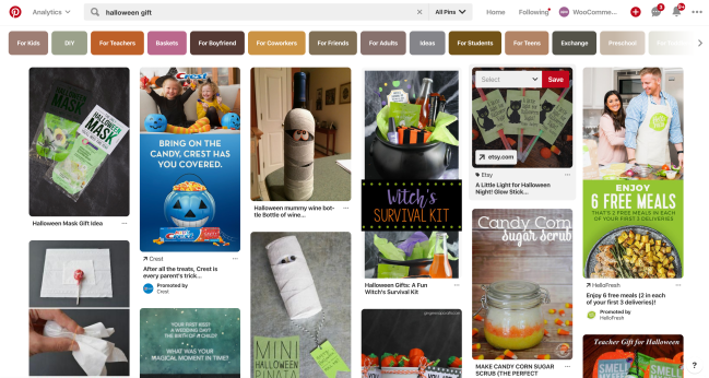 Hadiah Halloween di Pinterest