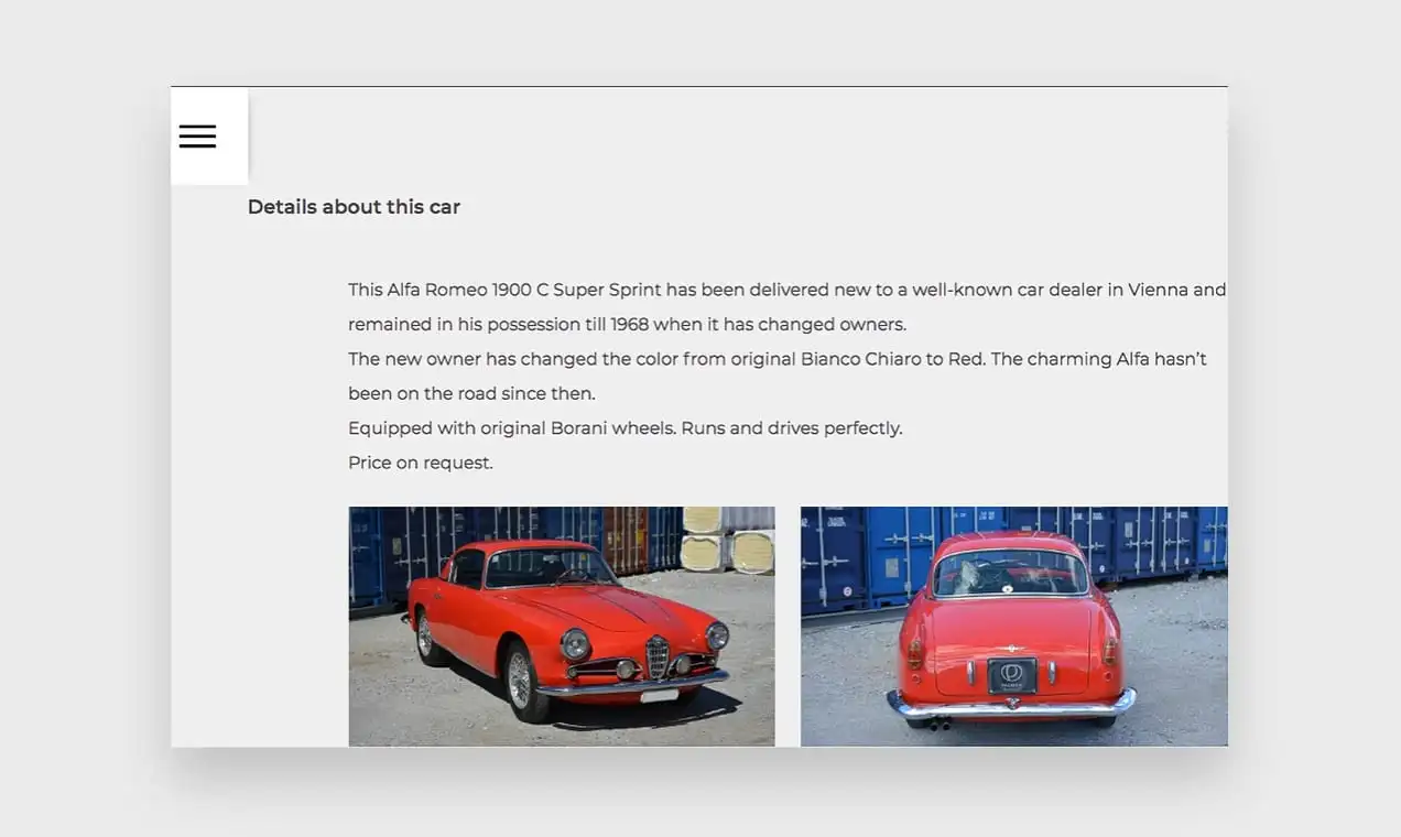 ภาพหน้าจอจากเว็บไซต์ Pagoda Classics แสดงวิธีใช้การเล่าเรื่องในคำอธิบายผลิตภัณฑ์