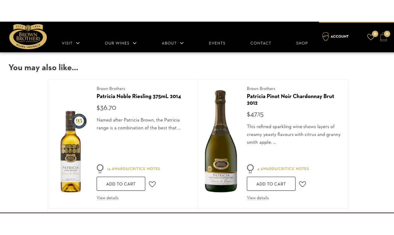 تستخدم Brown Brothers استراتيجيات WooCommerce البيعية مثل هذه المنتجات ذات الصلة