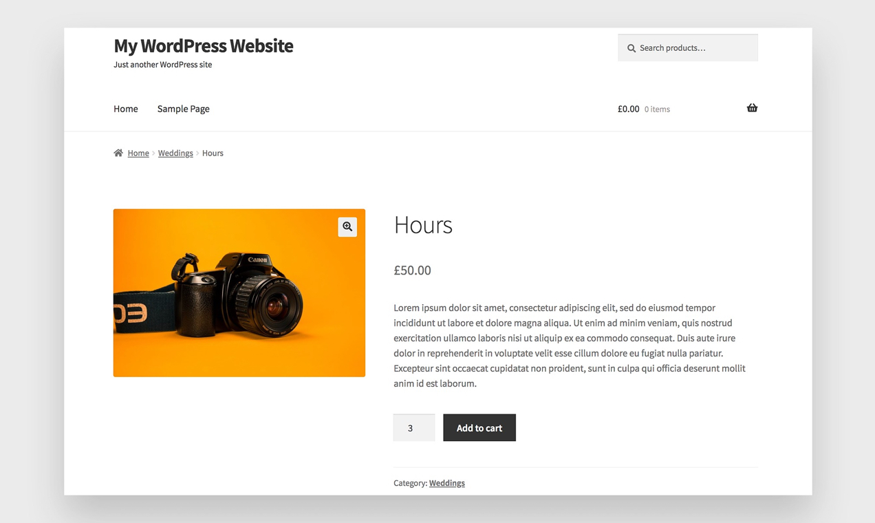 Przykład sprzedaży bloków godzin na WooCommerce