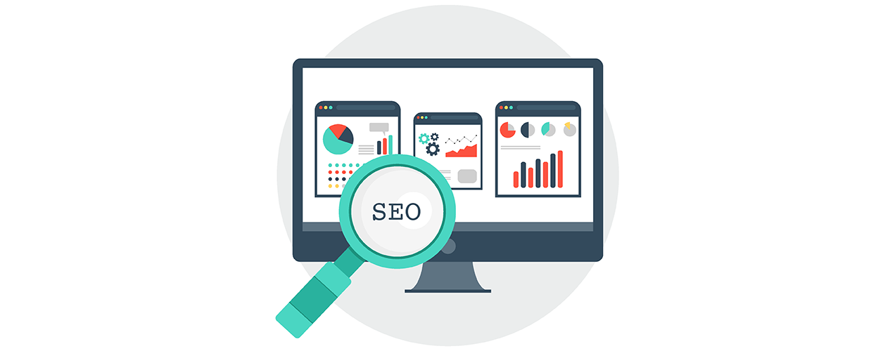 Statistik SEO di komputer