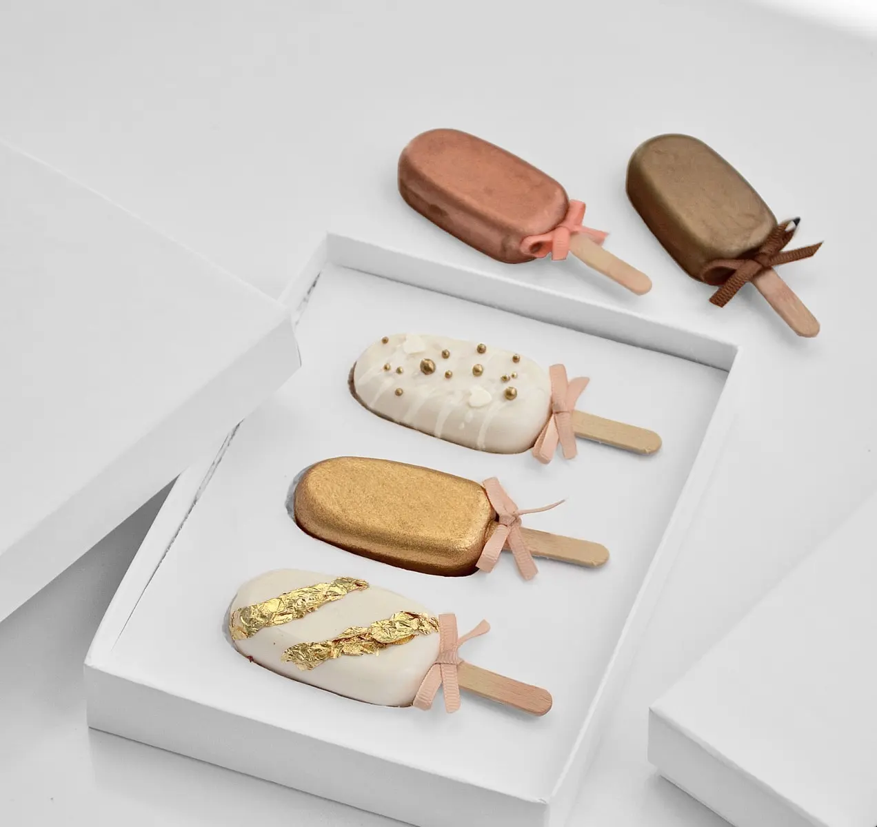 barrette di bellezza in una bella confezione regalo per le vacanze