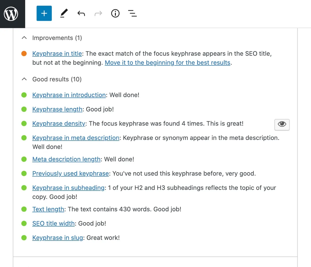 คำแนะนำ SEO จาก Yoast