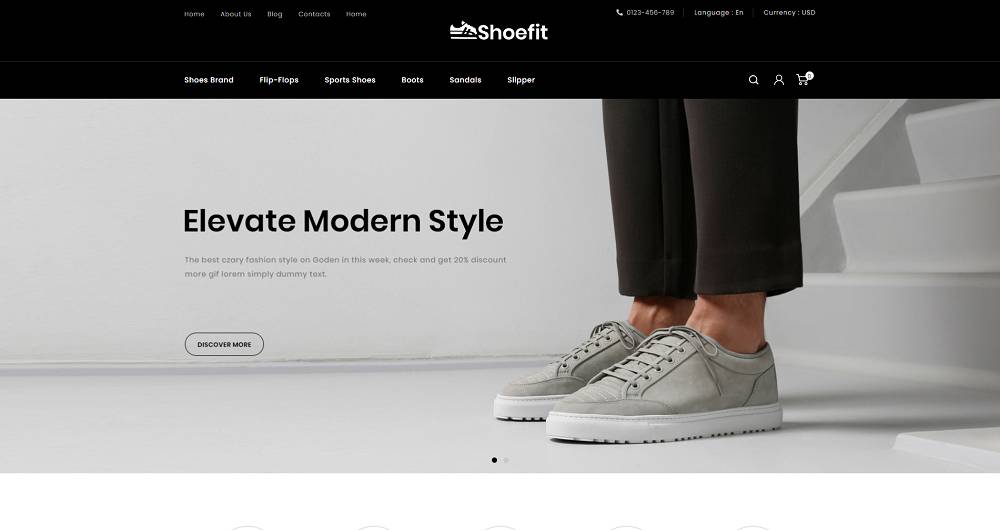 Shoefit_ Magazin de încălțăminte și accesorii de modă Tema PrestaShop