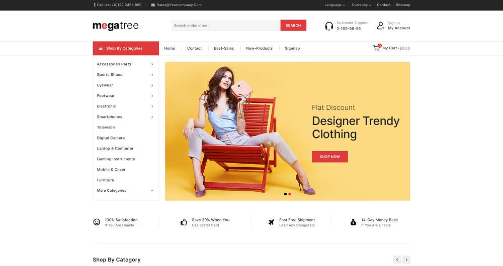 Megatree - Thème PrestaShop Multipurpose Mega Store